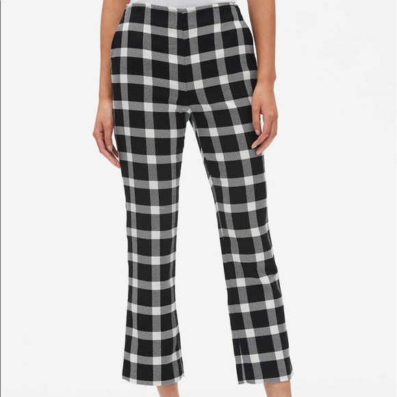 GAP Pants - Gap | High Rise Plaid Crop Kick Pants